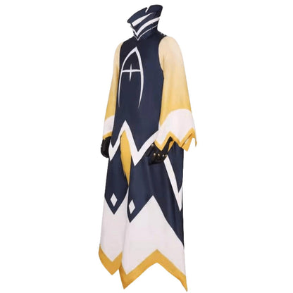 Déguisement Cosplay Adam de Hazbin Hotel avec Gants, Costume Cosplay Adam Démon, Ensemble Complet Halloween