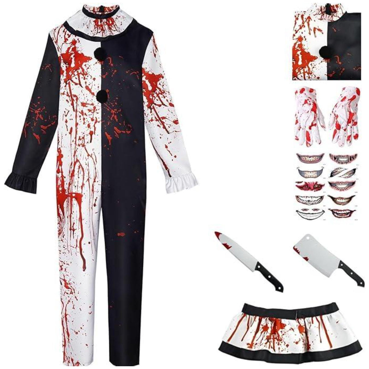 Clown Terrifier Cosplay Costume