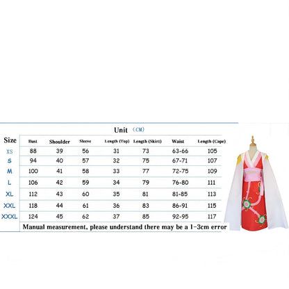 Boa Hancock Cosplay Costume Red Dress Set Halloween One Piece Cosplay Suit