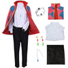Costume de cosplay Le Château Ambulant avec collier et boucles d'oreilles Bague, ensemble de costume de cosplay Howl pour Halloween