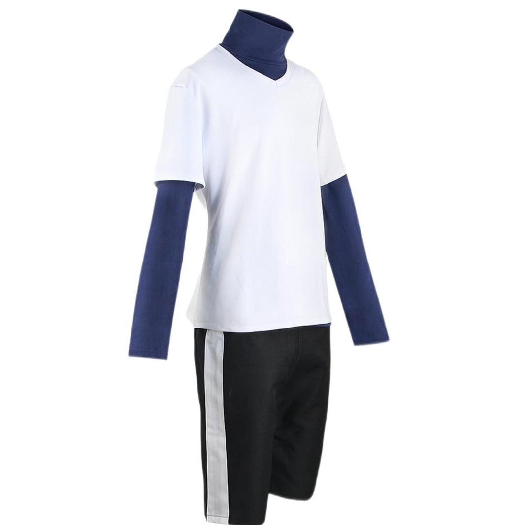 Hunter×Hunter Cosplay Killua Zoldyck Costume White Uniform 3 Pieces Outfit Halloween Costume