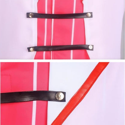 Lucifer Hazbin Hotel Cosplay Kostüm Lucifer Cosplay Kostüm Weißer Mantel Weste Handschuhe Halloween Anzug