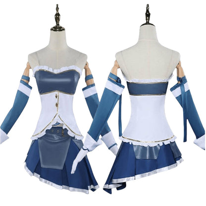 Puella Magi Madoka Magica Cosplay Kostüm Miki Sayaka Cosplay Uniform Kleid Halloween Set