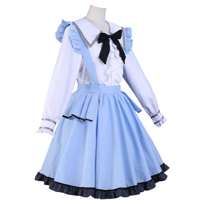 Mizuki Akiyama Cosplay Costume Project Sekai Cosplay Akiyama Mizuki Maid Dress Halloween Set