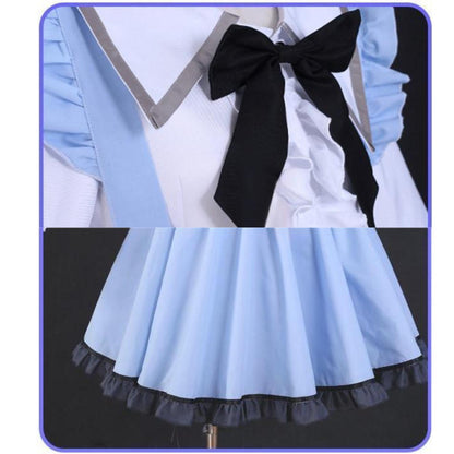 Mizuki Akiyama Cosplay Costume Project Sekai Cosplay Akiyama Mizuki Maid Dress Halloween Set