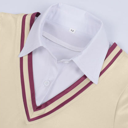 Dan Da Dan Cosplay Costume Blue School Uniform Set Halloween Aira Shiratori Cosplay Set