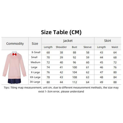 Dan Da Dan Cosplay Costume JK School Uniform Set Halloween Momo Ayase Cosplay Set