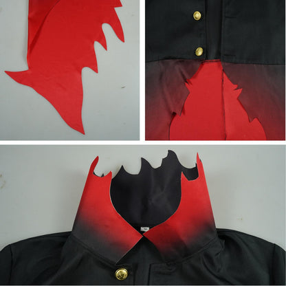 Dandadan Cosplay Costume Uniform Set with Glasses Mask Halloween Okarun Cosplay Set