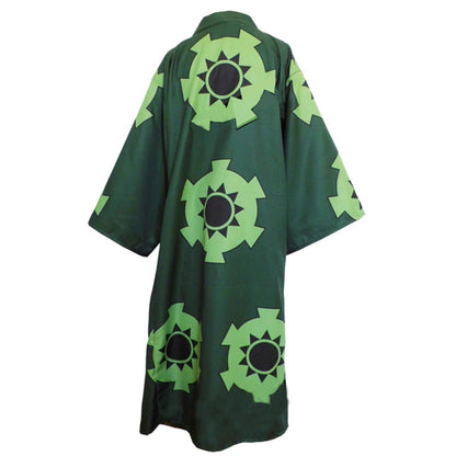 Roronoa Zoro Cosplay Kostüm Ohrring Kimono Umhang Anzüge Halloween Party One Piece Cosplay Anzüge