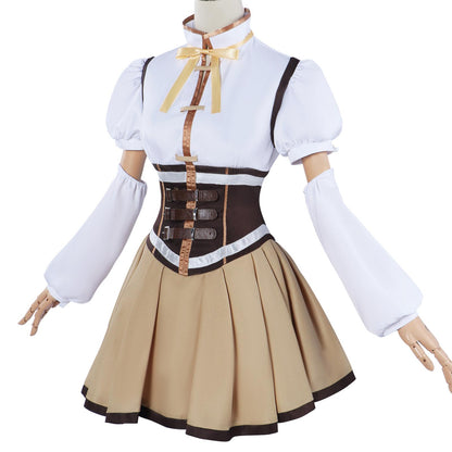 Puella Magi Madoka Magica Cosplay Kostüm Tomoe Mami Cosplay Uniform Kleid Halloween Set